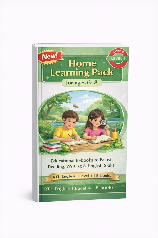 New! Home Learning Pack for ages 6-8 | RTL English Level 4 | E-books