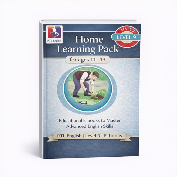 New! Home Learning Pack for ages 11-13 | RTL English Level 9 | E-books