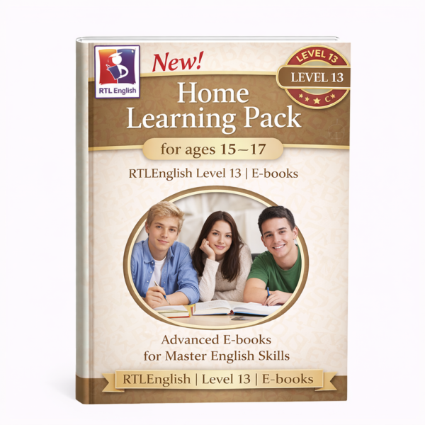 New! Home Learning Pack for ages 15-17 | RTLEnglish Level 13 | E-books