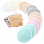 KeaBabies Reusable Nursing Pads – Washable Breast Pads with Storage Bag (Ultra Soft, Leak Proof & Eco-Friendly)