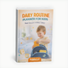 A simple daily routine planner that helps kids develop discipline, better habits, and organized daily schedules
