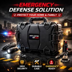 Anti-Looter Emergency Protection Kit – Home & Family Safety Tactical Case (All-in-One Defense Solution)