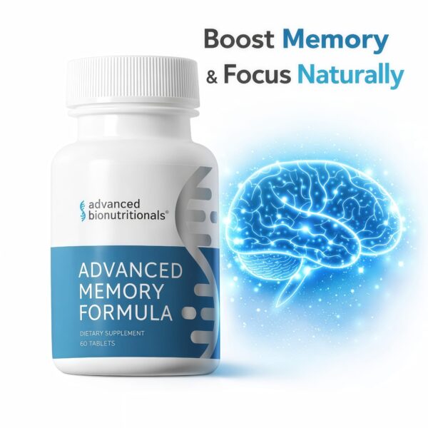 Advanced Memory Formula – Boost Brain Power, Focus & Mental Clarity (60 Tablets)